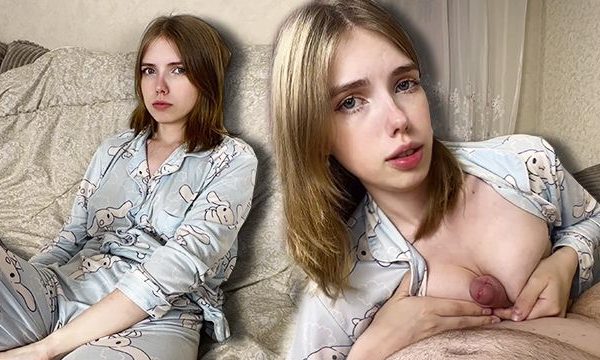 I went into my best friend's room... AND SAW HER MASTURBATING and offered to help her with my cock