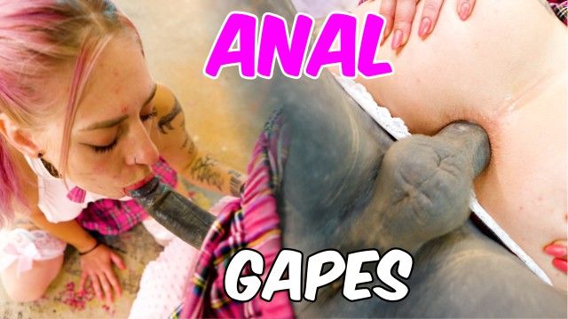 Horny Schoolgirl Begs Trans Classmate for Anal - Intense Deepthroat, Gapes & Ass